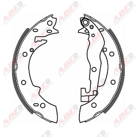 Set saboti frana RENAULT ESPACE II J/S63 Producator ABE C0P001ABE