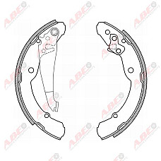 Set saboti frana VW JETTA IV 162 163 Producator ABE C0S003ABE
