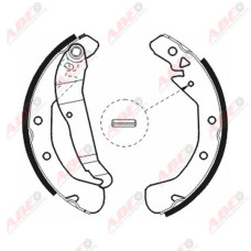 Set saboti frana OPEL ASTRA F 56 57 Producator ABE C0X009ABE