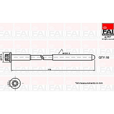 Set surub, chiulasa RENAULT MEGANE CC (EZ0/1_), Sabrioleta, 06.2010 - FAI AutoParts B1401