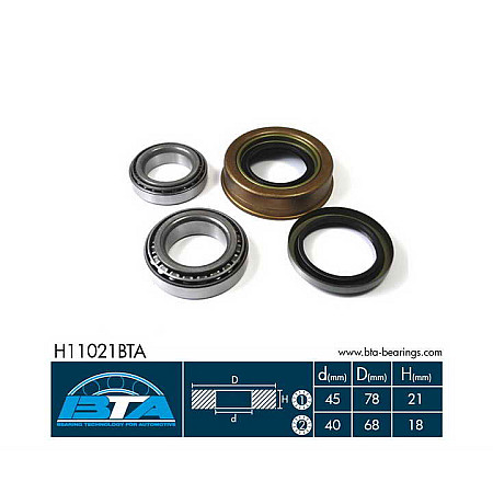 Set rulment roata NISSAN TERRANO I WD21 Producator BTA H11021BTA