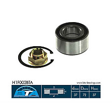 Set rulment roata FIAT PUNTO 176 Producator BTA H1F002BTA