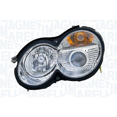 Far Lampa frontala Stanga cu motor Bi Ksenon culoare insert cromat semnalizator portocaliu potriveste MERCEDES SL R230 0112 MAGNETI MARELLI 710301176277