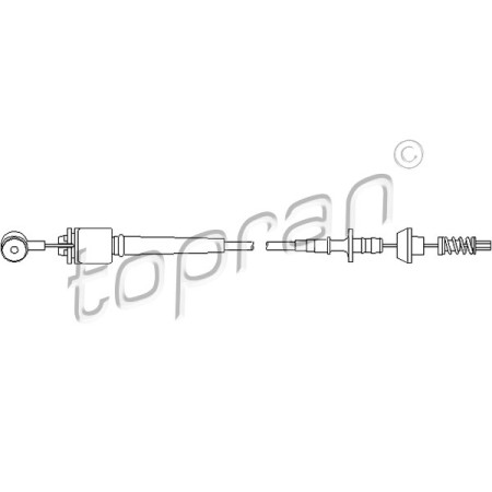 Cablu acceleratie FORD FOCUS kombi DNW Producator TOPRAN 302 775