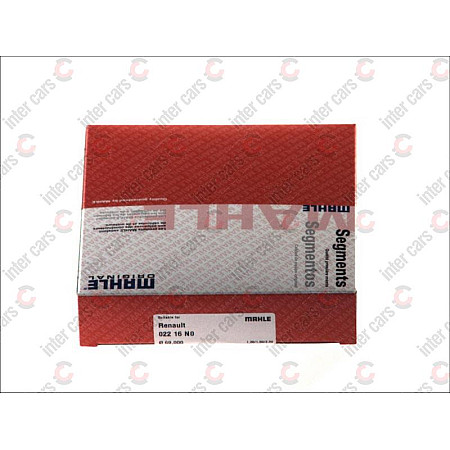 Set segmenti piston RENAULT CLIO III BR0/1 CR0/1 Producator MAHLE ORIGINAL 022 16 N0