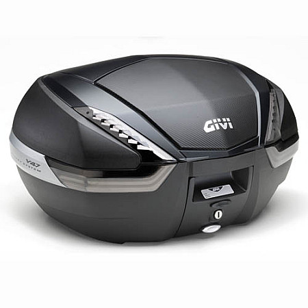 Trunchiuri si rafturi Calatoria bagaje Kufer centralny V47 Tech MONOKEY GIVI culoare negru argintiu GIV47NN