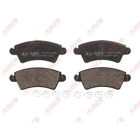 set placute frana disc PEUGEOT 206 hatchback 2A/C Producator ABE C1P041ABE