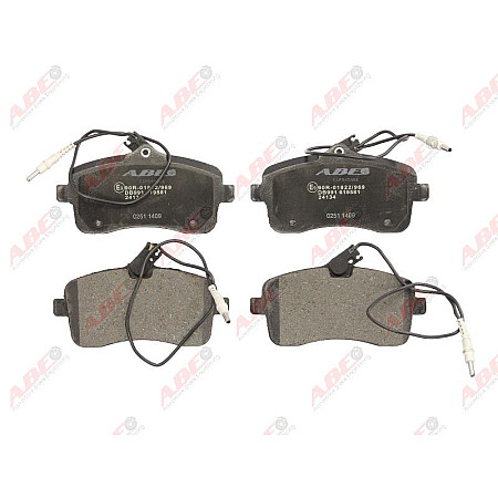 set placute frana disc PEUGEOT 407 SW 6E Producator ABE C1P045ABE