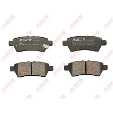 set placute frana disc NISSAN NAVARA D40 Producator ABE C21046ABE