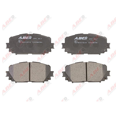 set placute frana disc TOYOTA YARIS SCP9 NSP9 KSP9 NCP9 ZSP9 Producator ABE C12127ABE