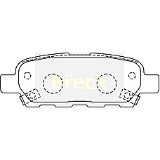 set placute frana disc NISSAN CUBE Z12 Producator BRECK 23871 00 702 10