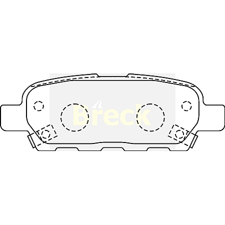 set placute frana disc NISSAN CUBE Z12 Producator BRECK 23871 00 702 10