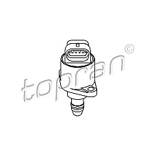 motoras pas cu pas reglaj admisie aer CITROEN JUMPER platforma / podwozie 230 Producator TOPRAN 721 455