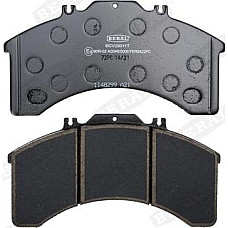 Set placute frana.frana disc Set placute frana BENDIX numar WVA. 29011 IVECO EUROCARGO I-III EUROSTAR EUROTECH MH IVECO EUROFIRE (75E15), Municipal Vehicle, 01.1991 - Beral BCV29011T