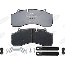 Set placute frana.frana disc Set placute frana HALDEX numar WVA. 29143 29176 IVECO P-PA 8210.22X.235-8210.22X.523 DAF 85 CF (AD85), 02.1998 - 12.2000 Beral BCV29143TK