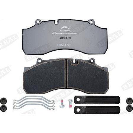 Set placute frana.frana disc Set placute frana HALDEX numar WVA. 29143 29176 IVECO P-PA 8210.22X.235-8210.22X.523 NEOPLAN Trendliner, Autobuz, 09.2004 - Beral BCV29143TK