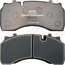 Set placute frana.frana disc Set placute frana WABCO numar WVA. 29141 29142 DAF LF 55 RVI MIDLUM BE123C-MIDR06.02 DAF LF 55 (AE55), 01.2001 - Beral BCV29142TK