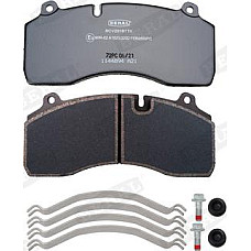 Set placute frana.frana disc Set placute frana HALDEX numar WVA. 29181 29207 RVI MIDLUM VOLVO FL II D7E240-DXi5 0 VOLVO FL II (FL), 05.2006 - Beral BCV29181TK