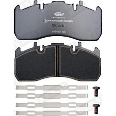 Set placute frana.frana disc Set placute frana Fata-Spate MERITOR numar WVA. 29173 29203 29272 RVI D MIDLUM VOLVO RENAULT TRUCKS D, 01.2013 - Beral BCV29173TK