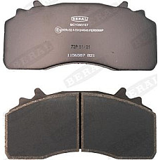 Set placute frana.frana disc Brake pads set front-rear Wabco MAXX22L fits. MERCEDES ACTROS MP4 - MP5 AROCS ECONIC 2 471.943-OM93 Beral BCV29315T