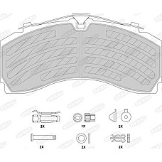 Set placute frana.frana disc Set placute frana KB numar WVA. 29246 29247 MERCEDES ACTROS MP2 - MP3 ACTROS MP4 - M MERCEDES-BENZ ACTROS (954.03), 04.1996 - 10.2003 Beral BCV29246TK