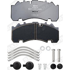 Set placute frana.frana disc Set placute frana KB numar WVA. 29263 IVECO Euro I-III (EUROCARGO / ZCFA), Cargo, 01.1991 - 09.2015 Beral BCV29263TK