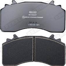 Set placute frana.frana disc Brake pads set Wabco MAXX22 no fitting kit MAN LIONS COACH TGA TGS I TGS II TGX I TGX II D15 MAN TGA (H36), 03.2000 - Beral BCV29223T