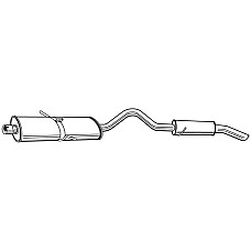 Toba esapament finala CHRYSLER GRAND VOYAGER / VOYAGER IV RG RS Producator WALKER 22513