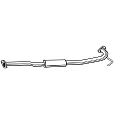 Toba esapamet intermediara NISSAN X-TRAIL T30 Producator WALKER 22990