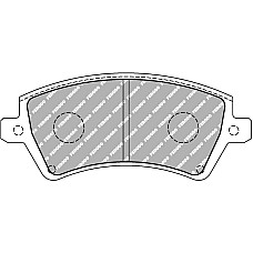 Placute de frana-Profesionale Brake pads - professional DS 2500 no road approval front TOYOTA COROLLA 1.4-2.0D 09.00-03.08 FERODO FCP1573H
