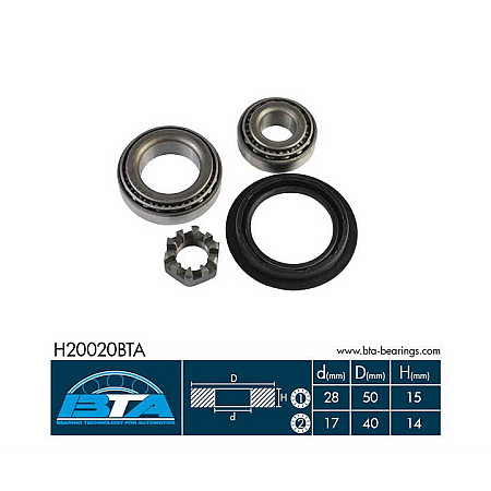 set rulment roata roata OPEL KADETT E Box (T85) BTA H20020BTA