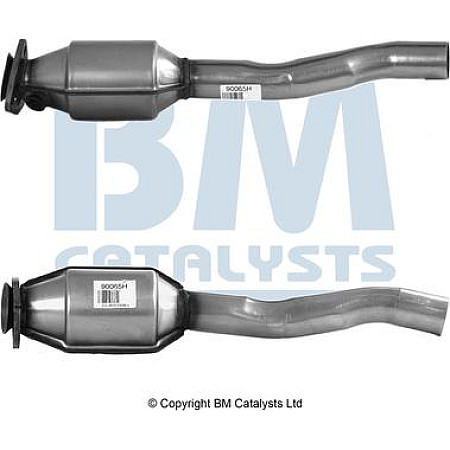 Catalizator EURO 2 AUDI 80 B3 80 B4 CABRIOLET B3 COUPE B3 1.6-1.8-2.0 06.86- AUDI 80 IV (89, 89Q, 8A, B3), Sedan, 06.1986 - 10.1991 BM Catalysts BM90065H