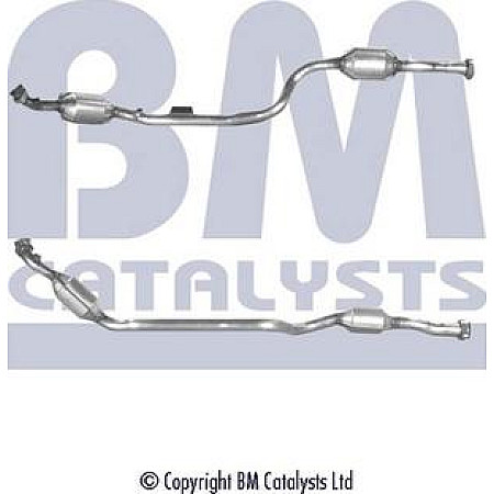 Catalizator EURO 3 MERCEDES E W210 E T-MODEL S210 2.4-4.3 12.96-03.03 MERCEDES-BENZ E-CLASS (W210), Sedan, 06.1995 - 08.2003 BM Catalysts BM90759H