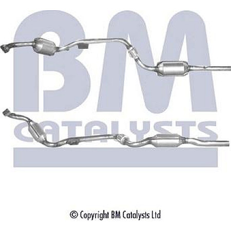 Catalizator EURO 3 MERCEDES E W210 E T-MODEL S210 2.4-4.3 12.96-03.03 MERCEDES-BENZ E-CLASS T-Model (S210), Turism, 06.1996 - 03.2003 BM Catalysts BM90760H