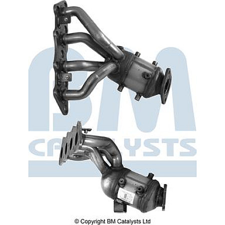 Catalizator EURO 5 HYUNDAI ACCENT IV ELANTRA V I20 I I30 I40 I I40 I CW IX20 IX35 VELO HYUNDAI i30 CW II (GD), Turism, 06.2012 - BM Catalysts BM91956H