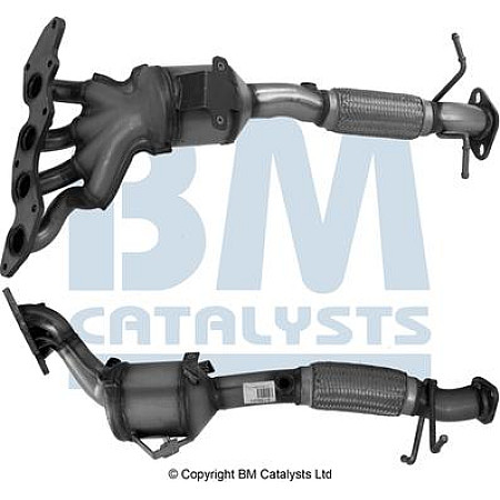 Catalizator EURO 4 VOLVO C30 S40 II V50 FORD C-MAX FOCUS C-MAX FOCUS II GALAXY II MOND FORD GALAXY II (WA6), Dubita, 05.2006 - 06.2015 BM Catalysts BM91560H
