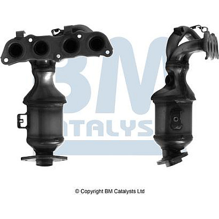 Catalizator EURO 4 TOYOTA YARIS 1.3 08.05-12.12 TOYOTA YARIS II (_P9_), Hatchback, 01.2005 - 12.2014 BM Catalysts BM91677H