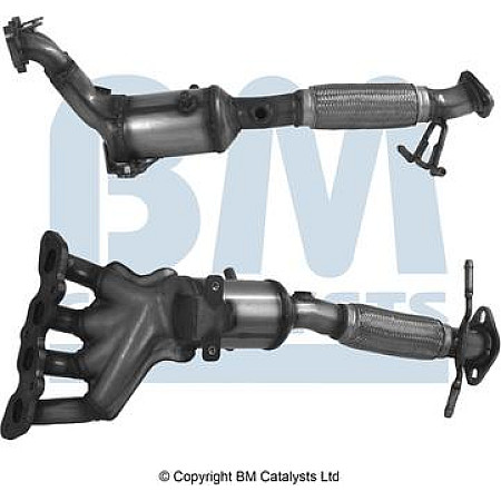 Catalizator EURO 4 VOLVO C30 S40 II V50 FORD C-MAX FOCUS C-MAX FOCUS II 1.4-1.6 10.03- FORD FOCUS II (DB3), Sabrioleta, 10.2006 - 09.2010 BM Catalysts BM91275H