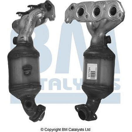 Catalizator EURO 6 NISSAN PIXO OPEL AGILA SUZUKI ALTO VII CELERIO SPLASH 1.0 01.08- SUZUKI CELERIO (LF), Hatchback, 02.2014 - BM Catalysts BM91715H