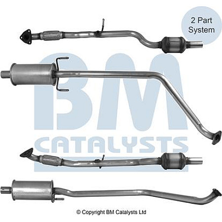 Catalizator EURO 6 fits. OPEL KARL 1.0-1.0LPG 01.15-03.19 BM Catalysts BM92961H