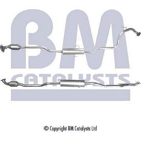 Catalizator EURO 5 TOYOTA YARIS 1.33 11.08-12.11 TOYOTA YARIS II (_P9_), Hatchback, 01.2005 - 12.2014 BM Catalysts BM92279H