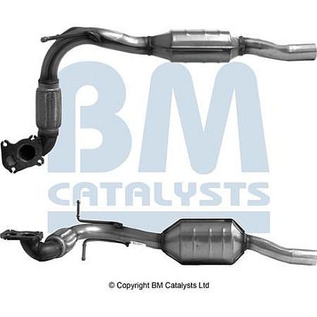 Catalizator EURO 3 SEAT AROSA CORDOBA IBIZA III SKODA FABIA I VW LUPO I POLO 1.4D 01.9 VW POLO III (6N2), Hatchback, 10.1999 - 10.2001 BM Catalysts BM80135H