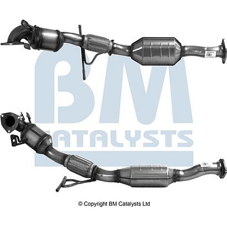 Catalizator EURO 3 VOLVO S60 I S80 I V70 II 2.4D 01.01-04.10 VOLVO S80 I (184), Sedan, 05.1998 - 02.2008 BM Catalysts BM80242H