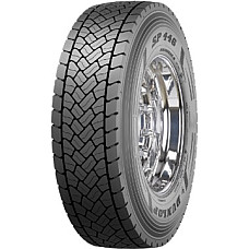 Anvelopa LKW 568913 SP446 DUNLOP Anvelopa camion Regional Tractiune 3PMSF M+S 154L etichete: Din data de 01.05.2021: eficienta combustibil - C aderenta pe teren umed - C clasa de masurare a zgomotului  DUNLOP ANVELOPE 315/70R22.5 CDU SP446