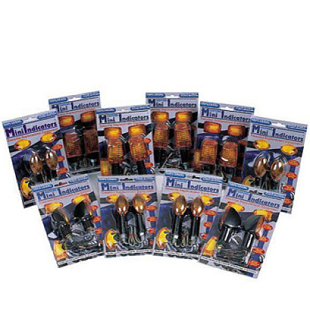 Lumina semnalizare indicator Mini pe o nota de subsol lung forma de CAT-EYE carcasa de culoare Carbon OXFORD OF481