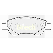 set placute frana disc PEUGEOT 107 Producator BRECK 23959 00 702 00