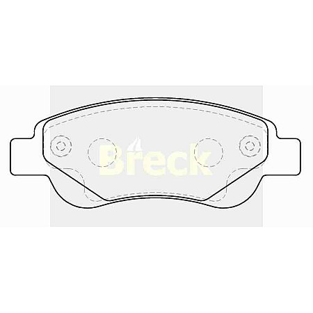 set placute frana disc PEUGEOT 107 Producator BRECK 23959 00 702 00