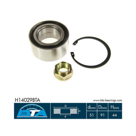 Set rulment roata Producator BTA H14029BTA