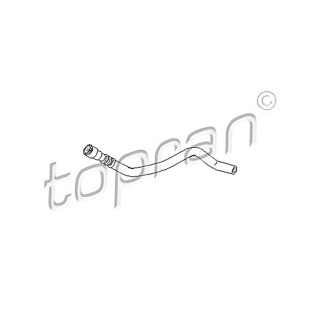 Furtun hidraulic sistem de directie Producator TOPRAN 501 732