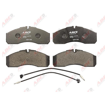set placute frana disc RENAULT MASTER II platforma / podwozie ED/HD/UD Producator ABE C1E018ABE